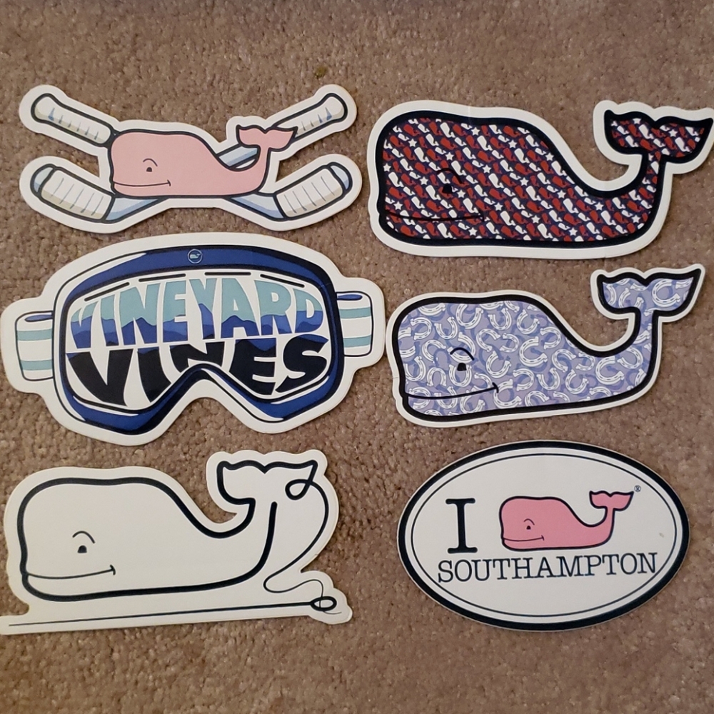 Vineyards vines stickers